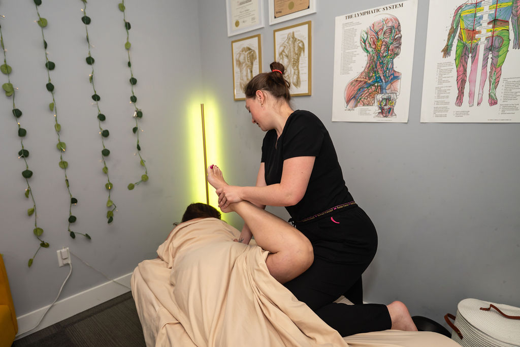 Clinical massage therapy at Luminous Therapeutics
